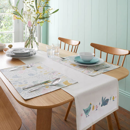 Cottage Friends Natural Table Cloth