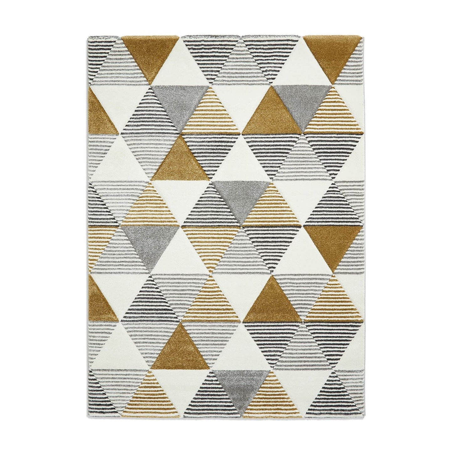 Brooklyn BRK15 (24369) Grey/Yellow (24369) Modern Rug