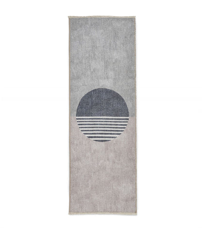 Whisper H1067 Beige/Green Modern Washable Rug