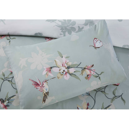 Hummingbird Micro Fiber Green Duvet Set