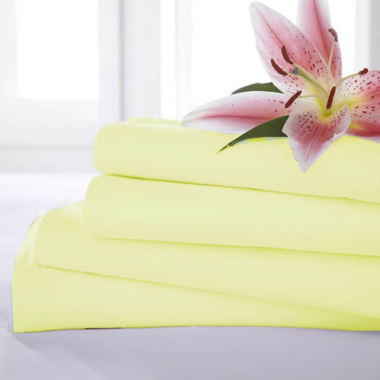 Poetry Lemon Flat Sheet