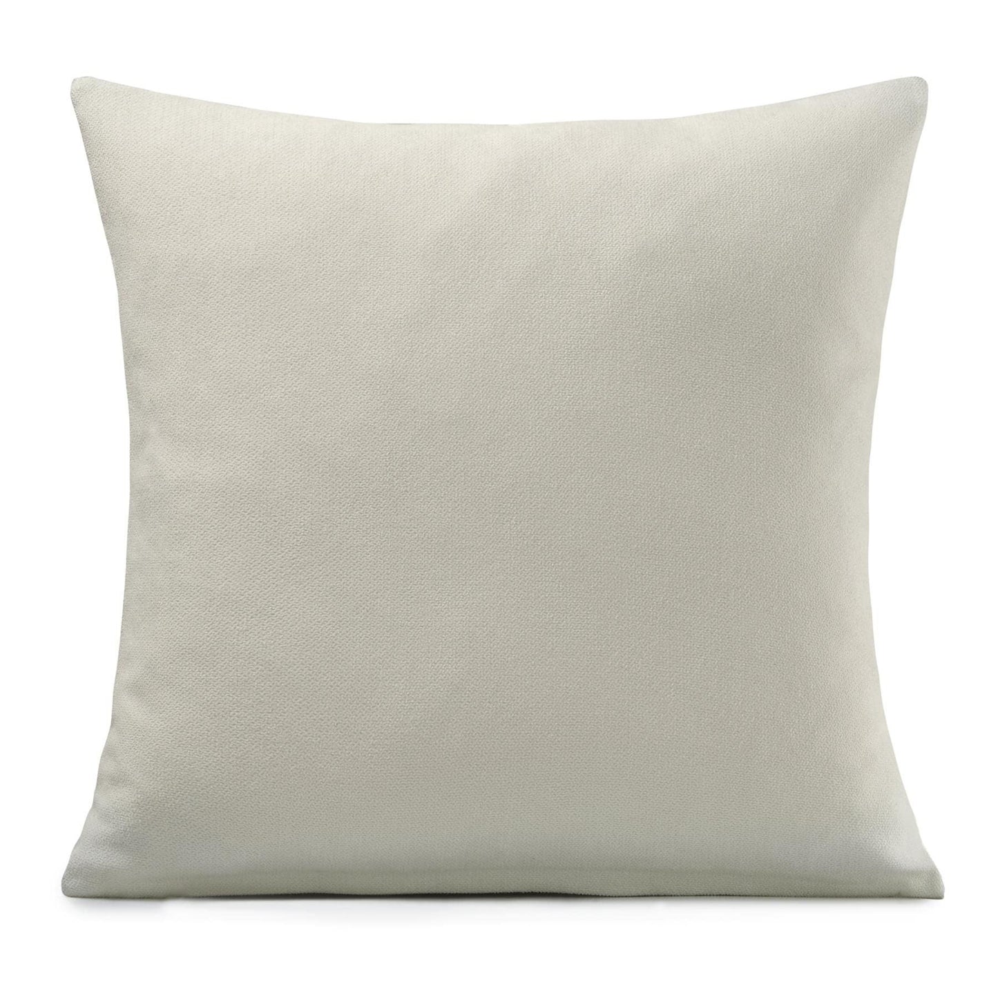 Velvet Chenille Cream Cushion Cover