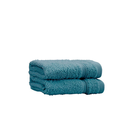 Zero Twist Teal Green Bath Sheet Pair