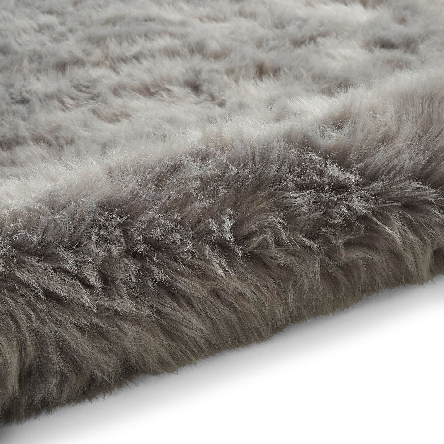 Polar Plush Grey Soft Shaggy Rug