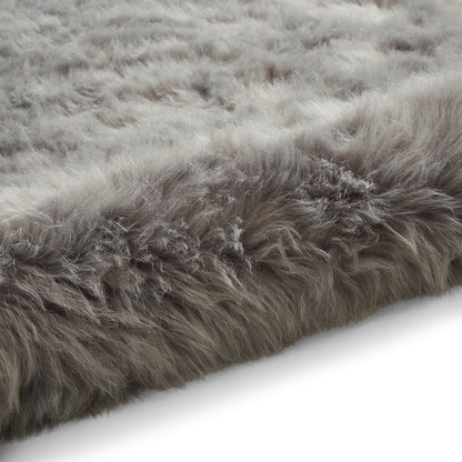 Polar Plush Grey Soft Shaggy Rug