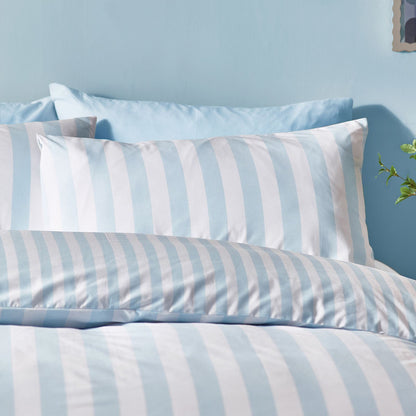 Sassy B Stripe Tease Blue Duvet Cover Set