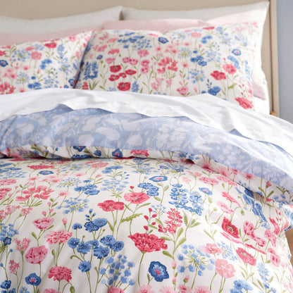 Olivia Floral Pink Duvet Cover Set