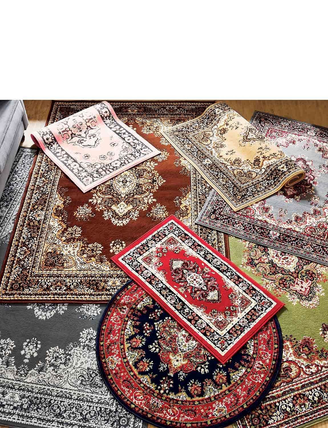 Traditional Poly Lancashire Navy Rugs