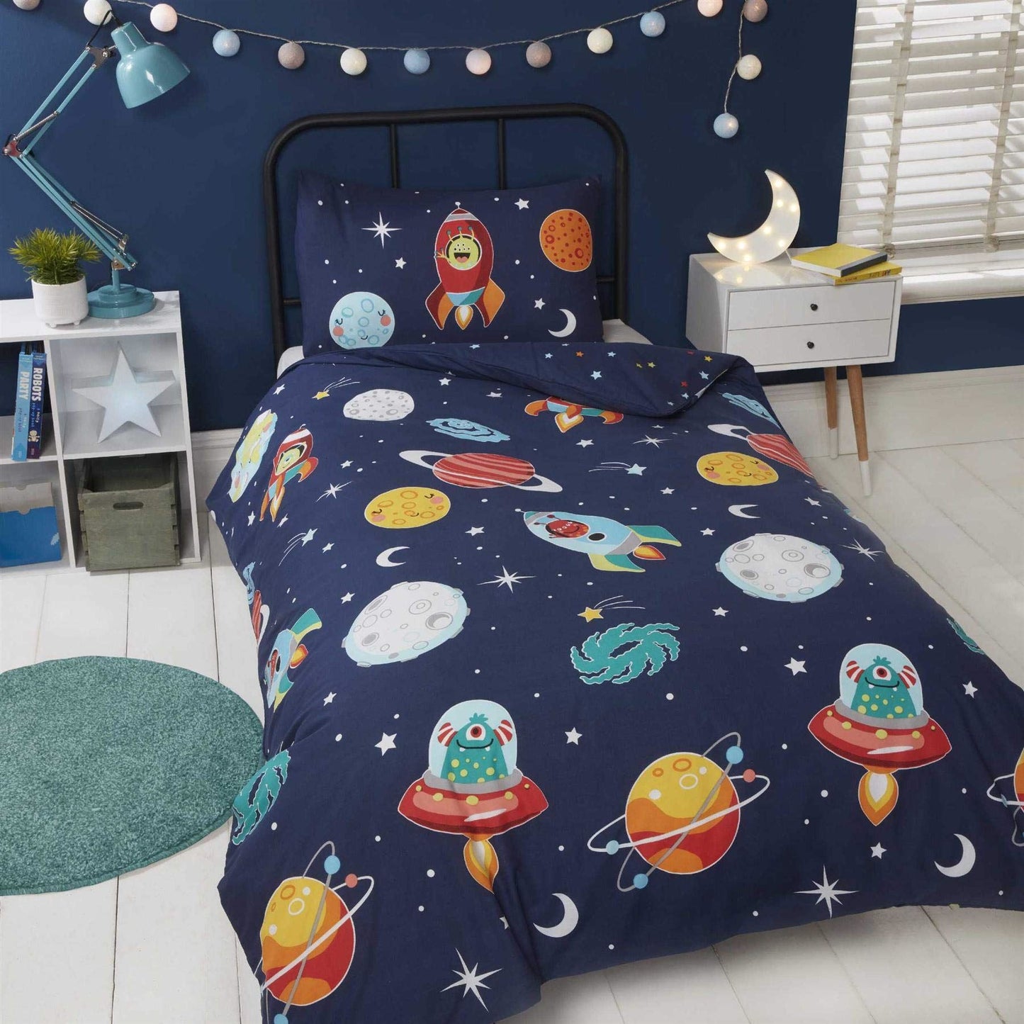 Space & Aliens Multi Duvet Set