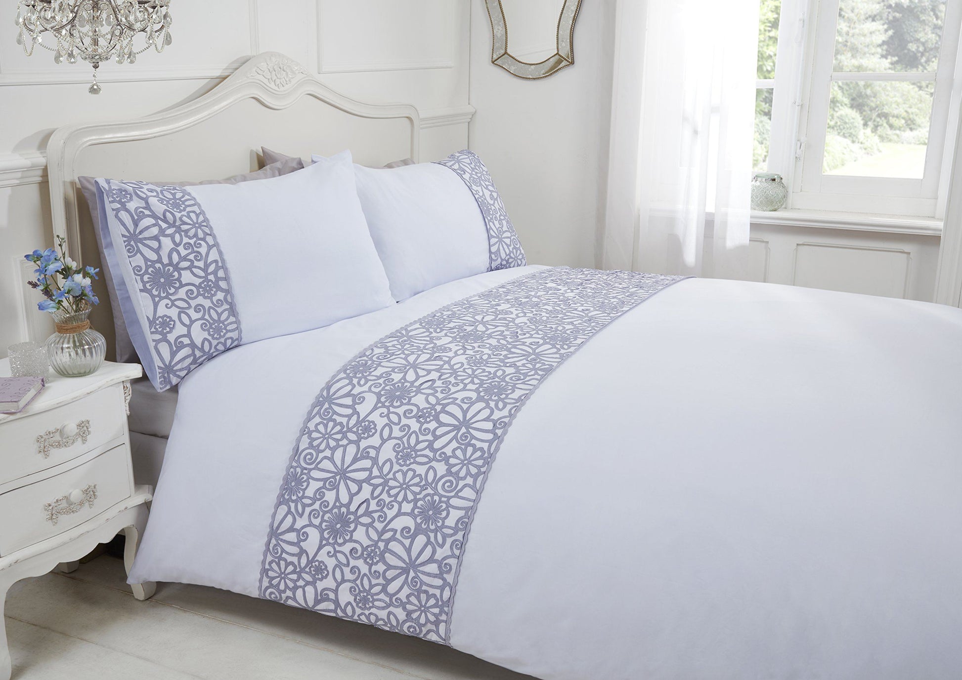 Butterfly Grey Duvet Set