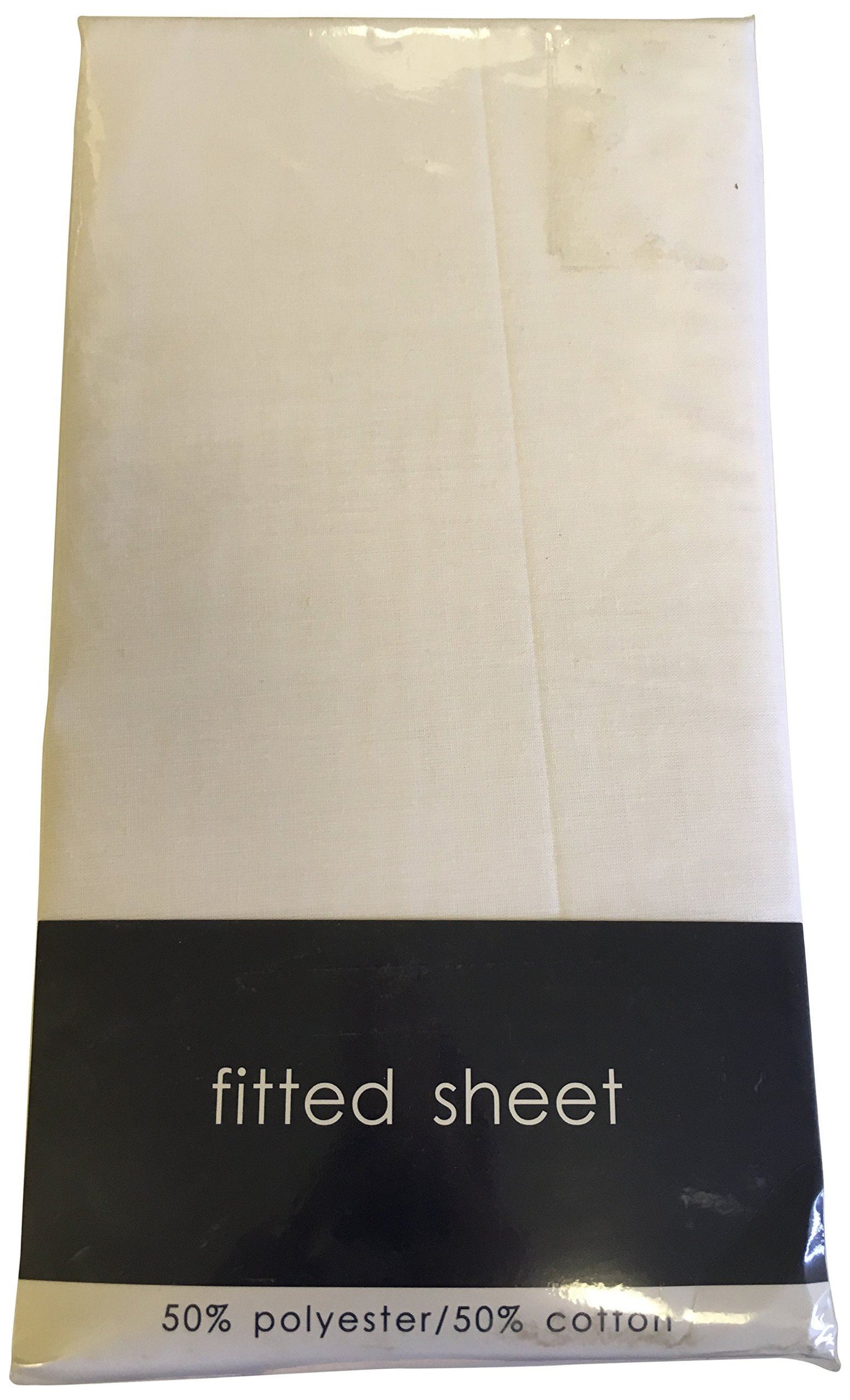 56P White Fitted Sheet