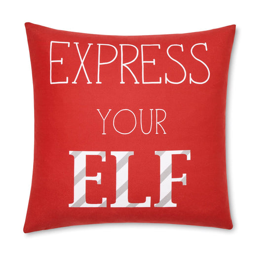 Express Your Elf Red Filled Cushion