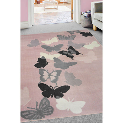 Maestro Butterfly Blush Butterfly Rug