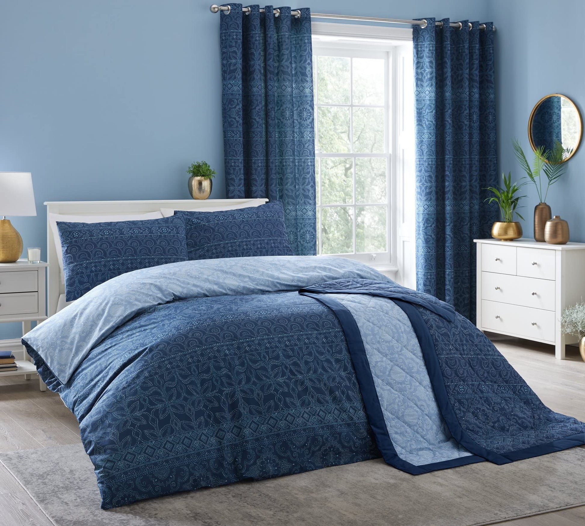 Rohini Blue Duvet Set