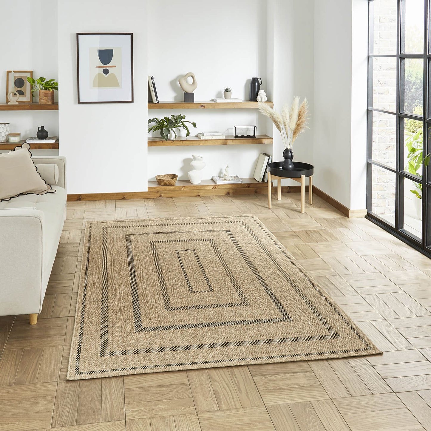 Nomad 5021 Black/Brown Modern Rug