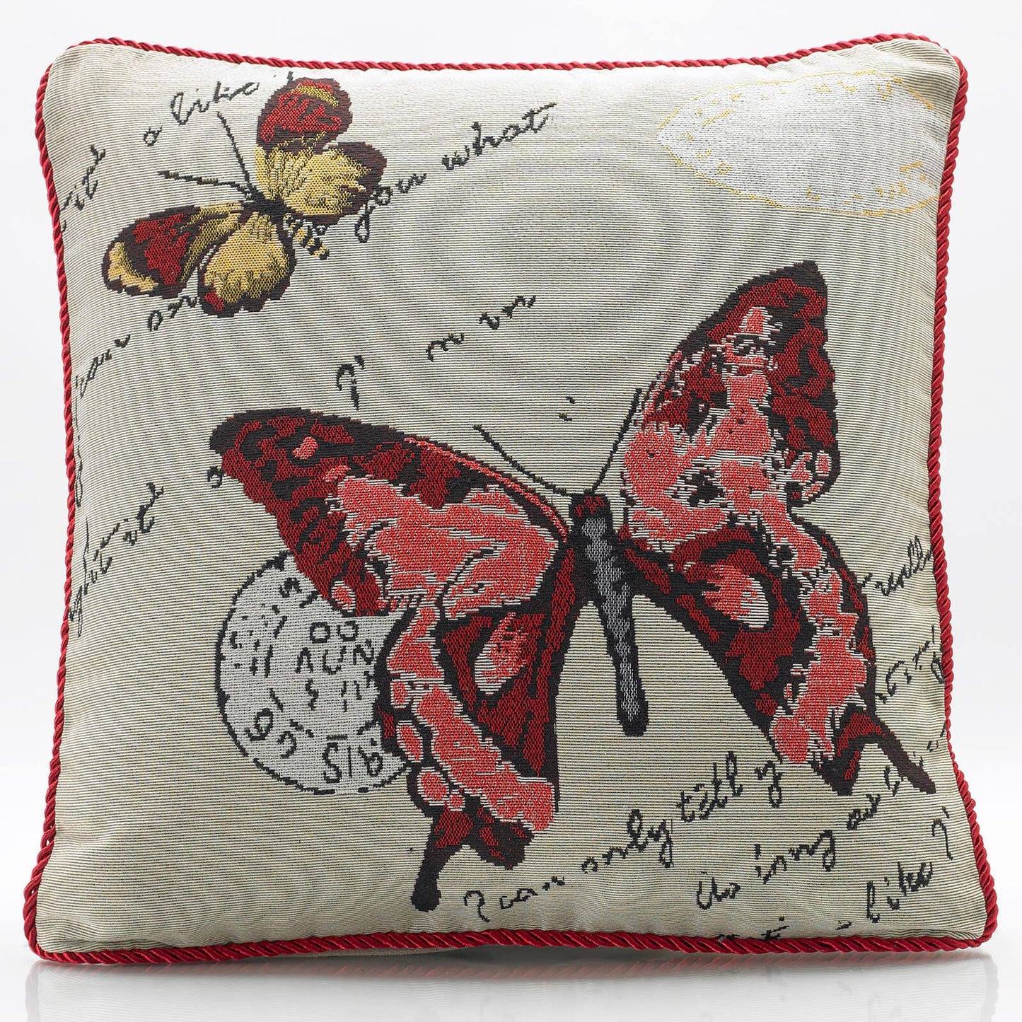 Tapestry Butterfly Cushion Cover