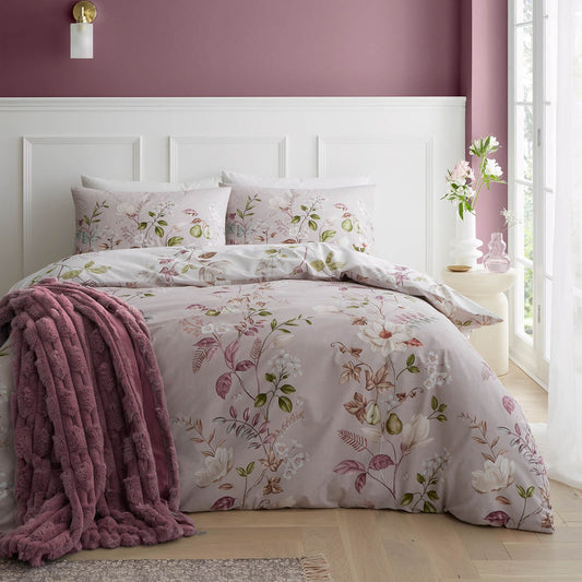 Francesca Floral Blush Duvet Cover Set