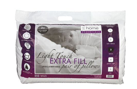 Essentials Hollowfibre Pillow Pair