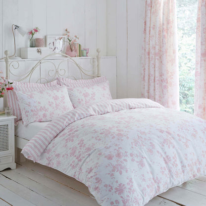 Amelie Pink Reversible Duvet Set