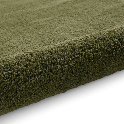 Sierra 9000 Olive Plain Shaggy Rug