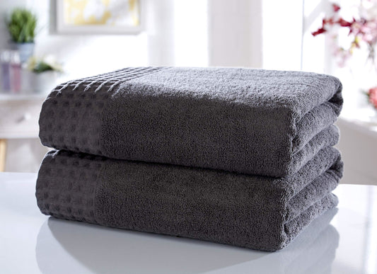 Retreat Charcoal Bath Sheet Pair