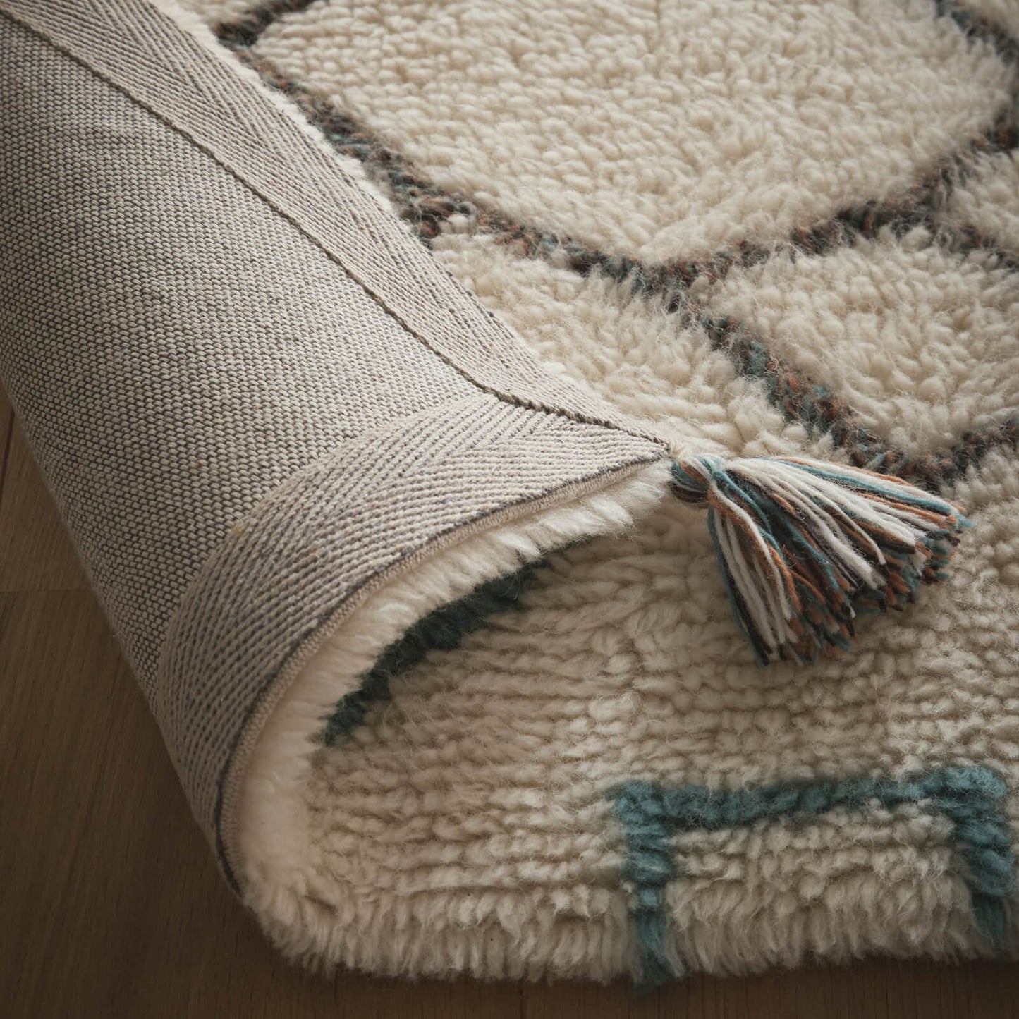 Origins Berber Knotted Chain Ivory/Multi Rug