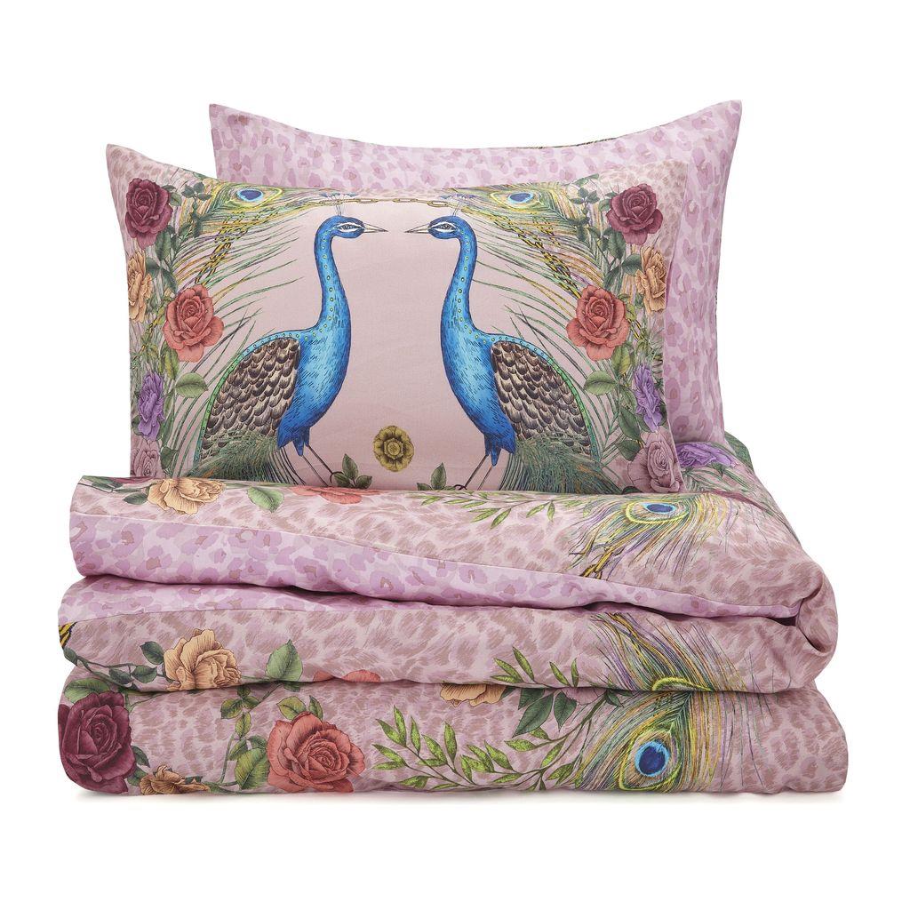 Xanadu Peacock Pink Duvet Cover Set
