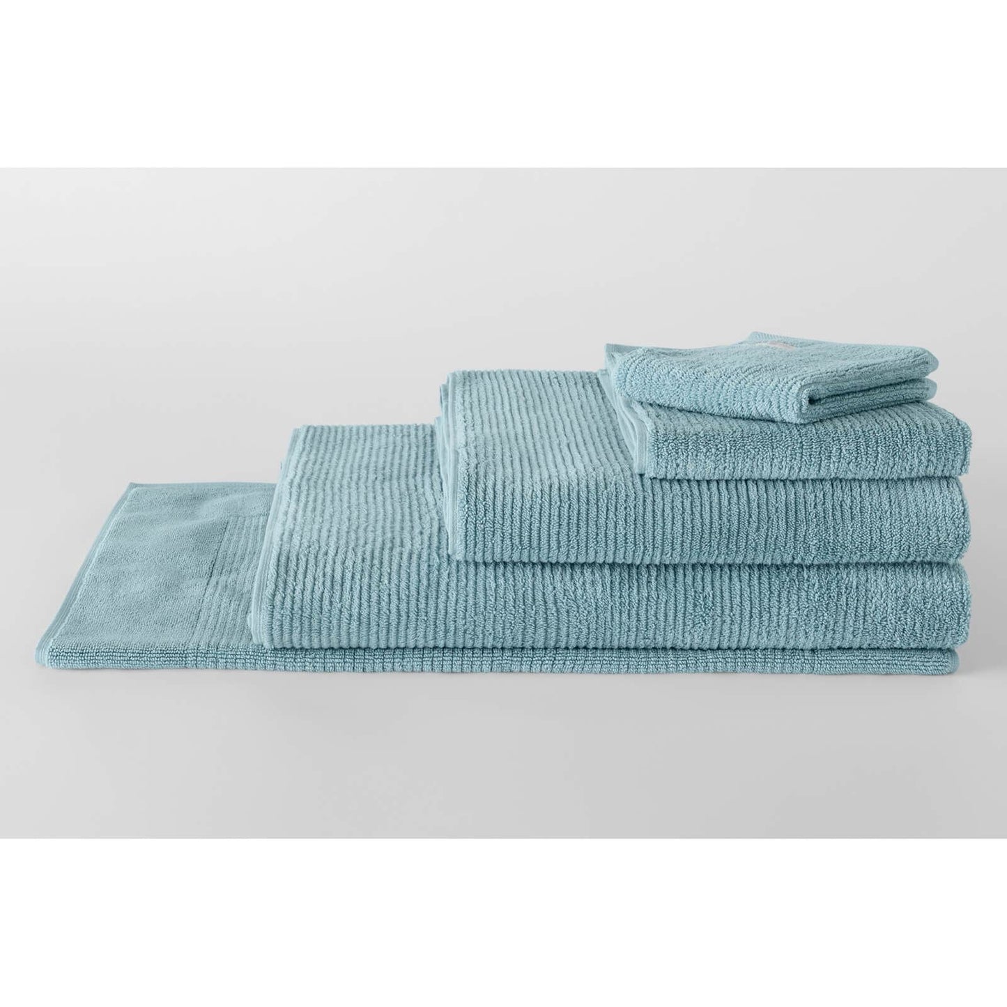 Living Textures Towel Misty Teal Bath Towel