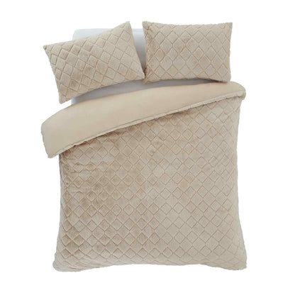 Cosy Diamond Natural Duvet Set