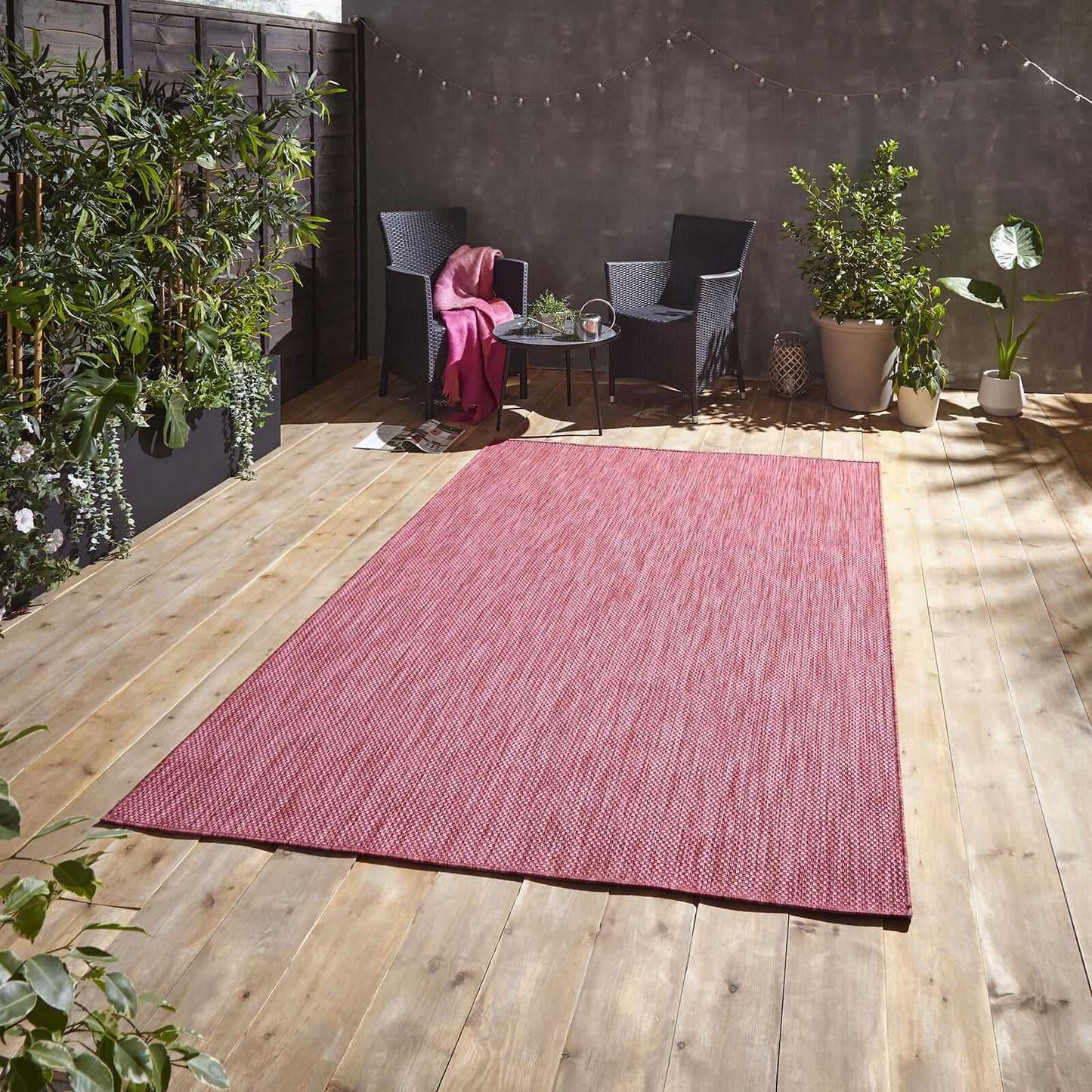 POP! Outdoors Red Outdoor Rug