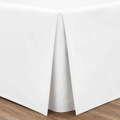 Easy Iron Percale White Base Valance Sheet