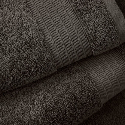 Bianca Supima Cotton Charcoal Grey Towel and Sheet