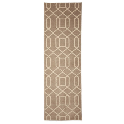 Newport Natural Lattice Rug