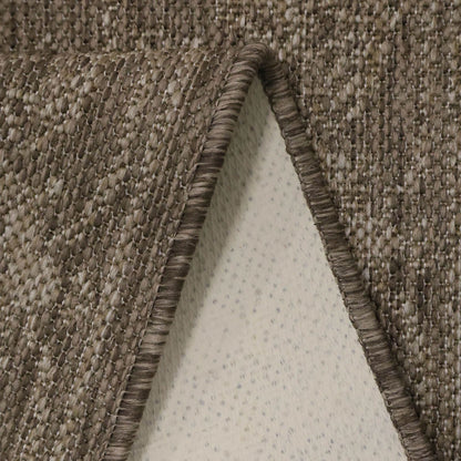 Flatweave Gel Medallion Latte Rug