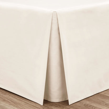 Easy Iron Percale Cream Fitted Valance Sheet