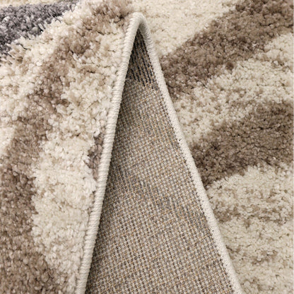 Gio Waves Geometric Natural Rug