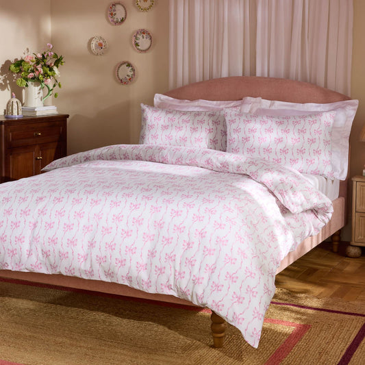 cath-kidston-ribbon-and-bows-reversible-cotton-bedding-duvet-cover-set-white-pink