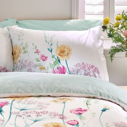 Catherine Lansfield Meadowsweet Floral Bright Duvet Cover Set