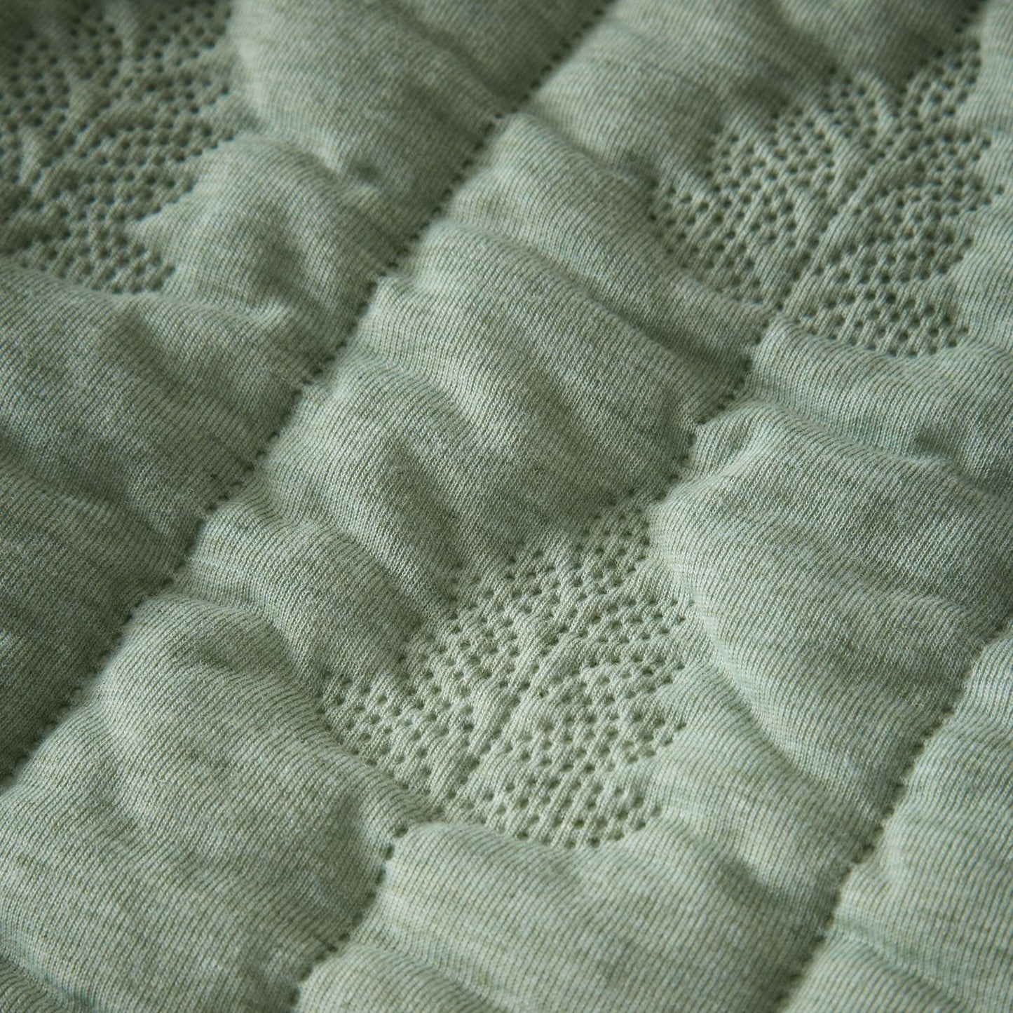 Pineapple Elephant Tamba Leaf Green Duvet Cover Set