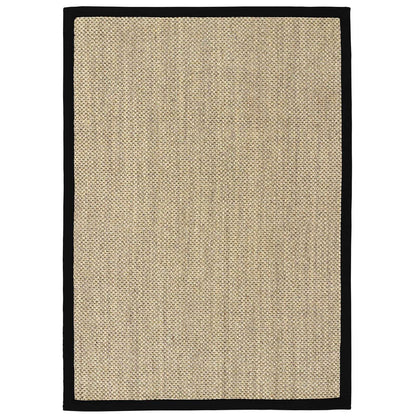 Origins Sisal Light Beige with Black Border