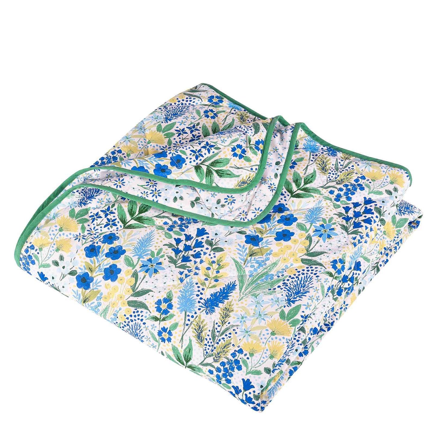 Tilly Floral Blue Bedspread