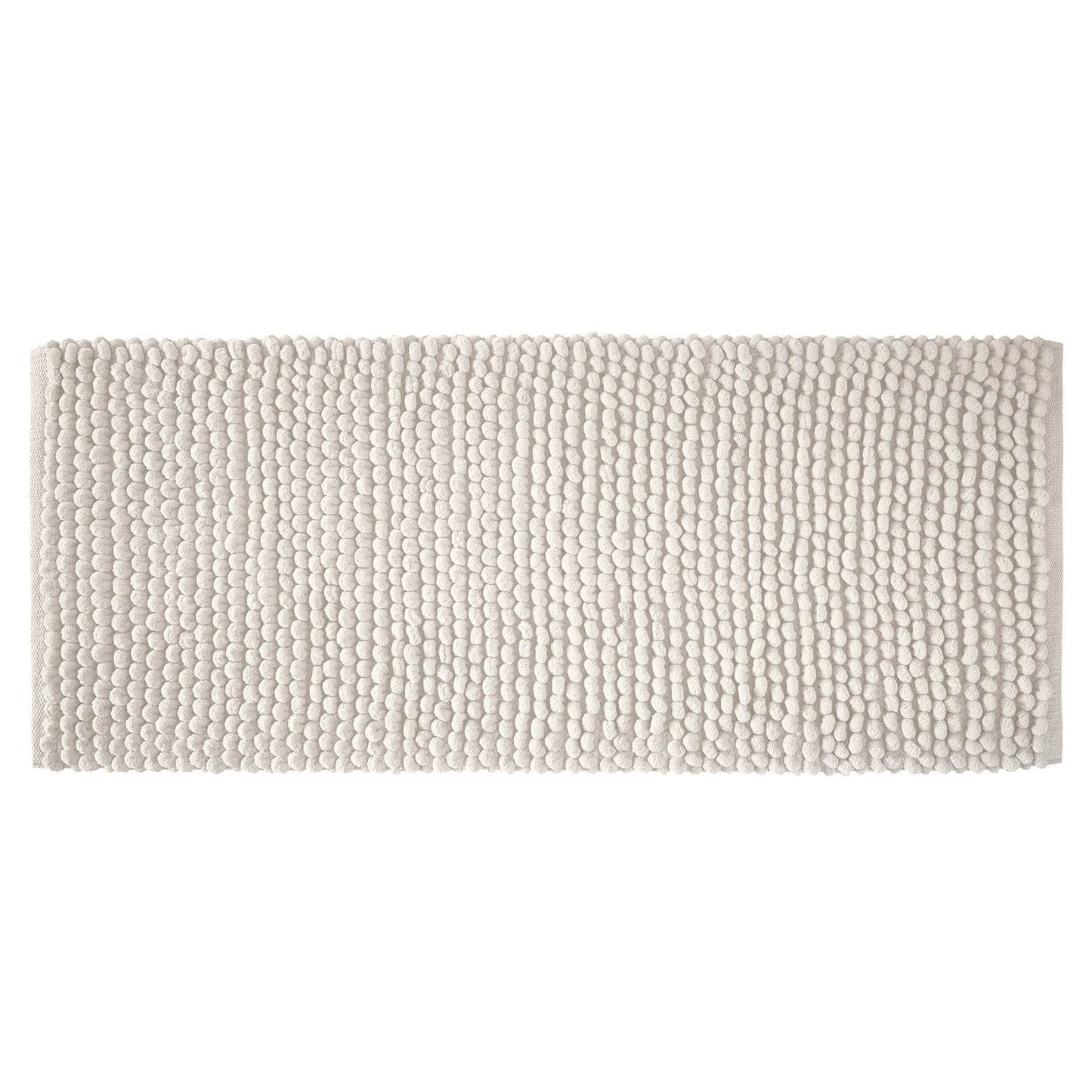 Aspen Bobble White Bath Runner - 50x120 cm