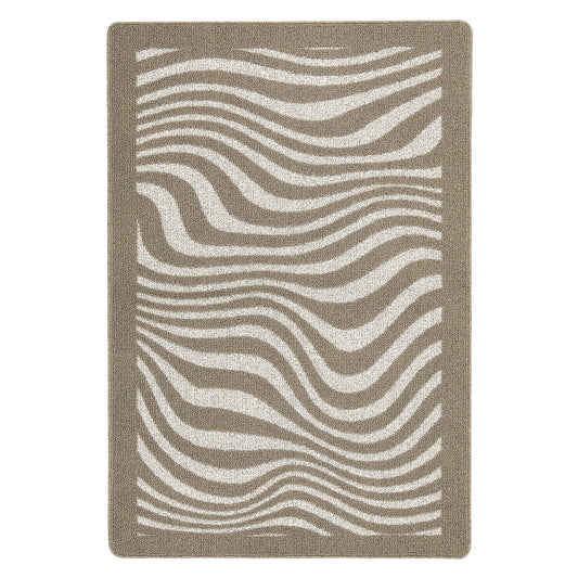 My Mat Sculptured Patterned Waves Rug