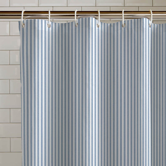 Timeless Stripe 180x180cm Shower Curtain Blue
