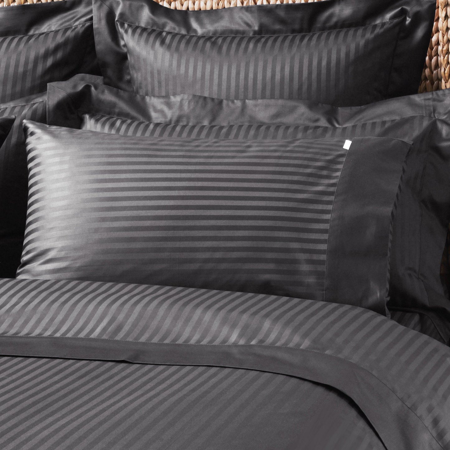 Millennia Charcoal Pillowcase Pair