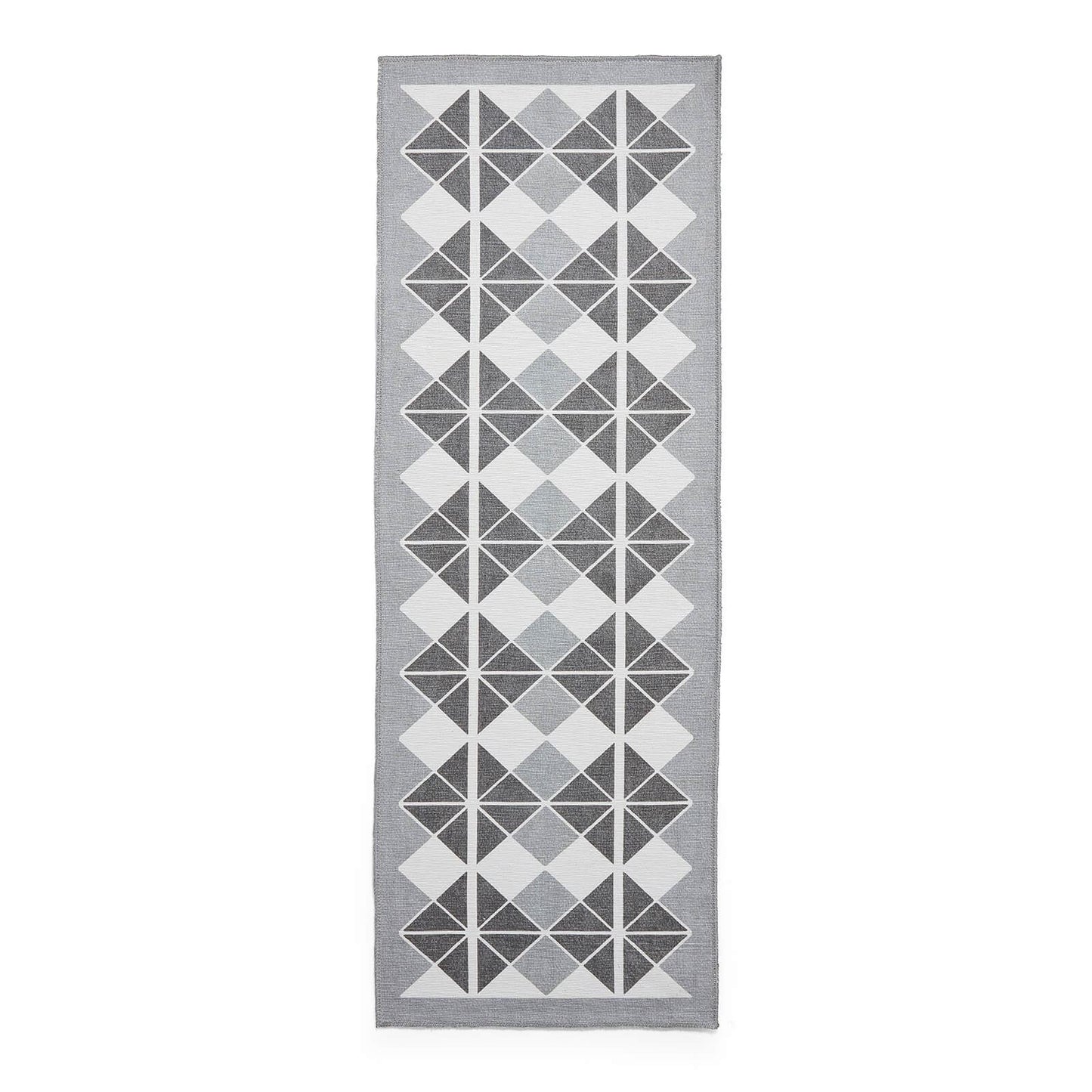 Victoria H1184 Grey/Dark Grey Washable Rug
