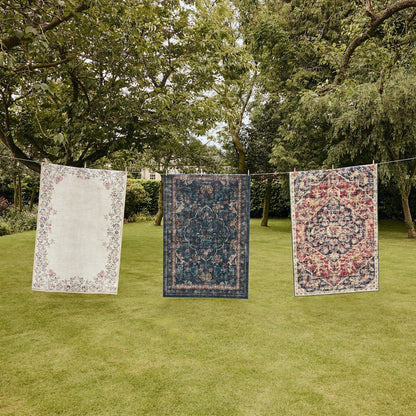 Hug Rug Eco-Washable Midnight Paisley Rug