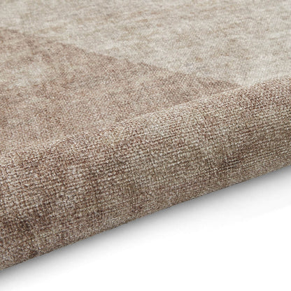 Whisper H1065 Beige/Brown Modern Washable Rug