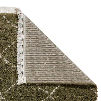Boho 5413 Green Berber Rug