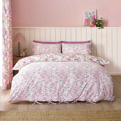 Tilly Floral Pink Duvet Cover Set